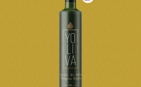 Extra virgin olive oil label design